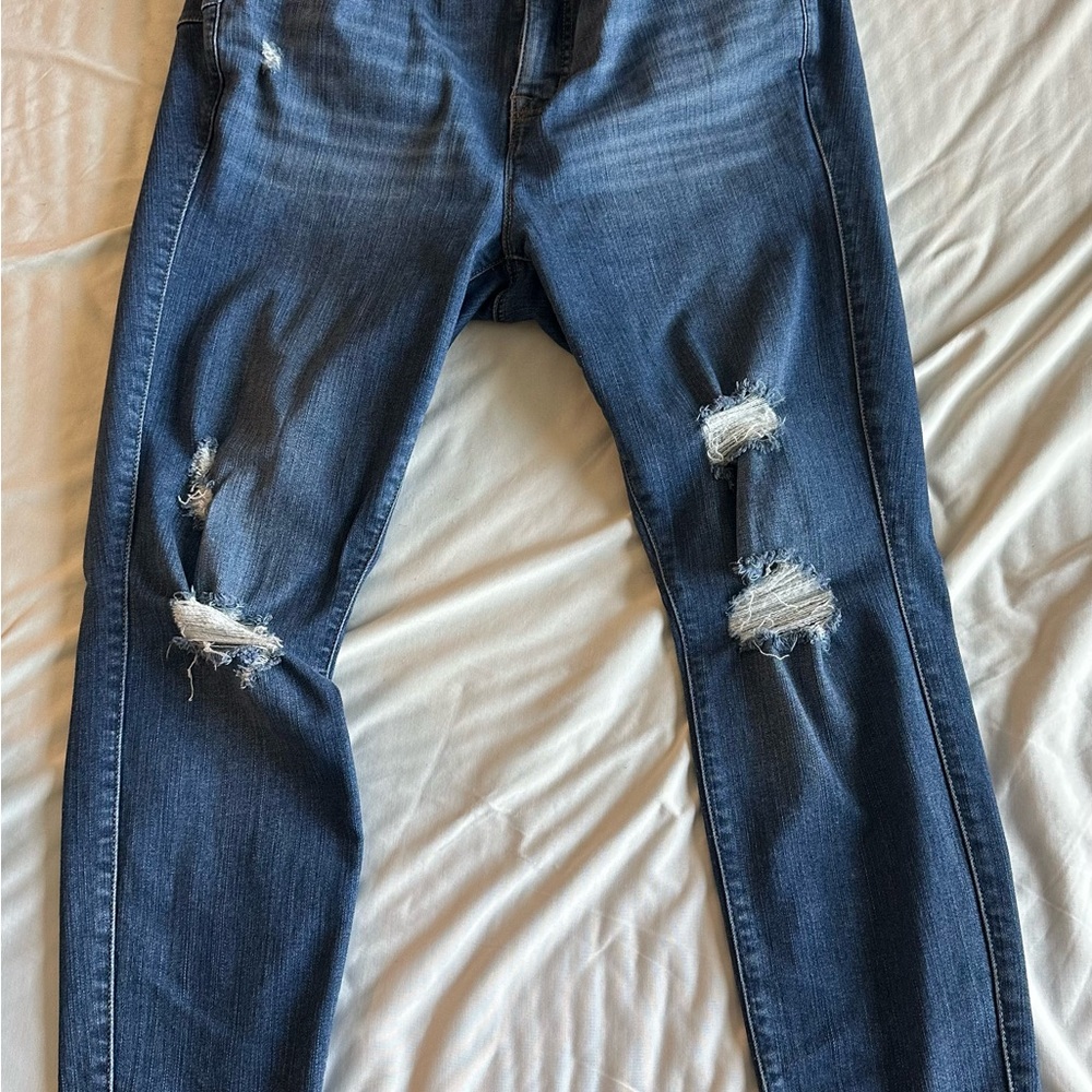 Torrid Women's Skinny Jeans - Distressed Blue